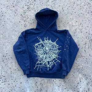 Sp5der Arach NY phobia Yankees Hoodie Mens size M medium